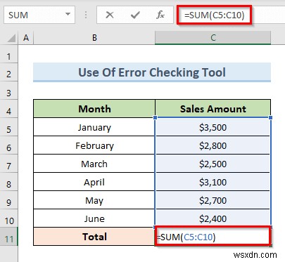 Excel で一覧表示できない循環参照を修正する (4 つの簡単な方法)