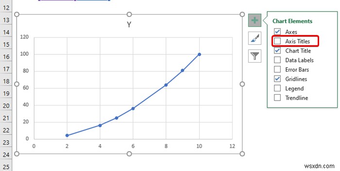 Excel で X 軸が異なるグラフを組み合わせる方法