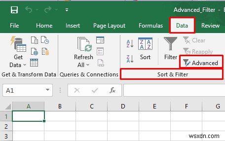 高度なフィルタを適用して Excel の別の場所にコピーする方法