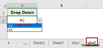 Excel での選択に基づいてデータを抽出するためのドロップ ダウン フィルタの作成