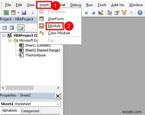 Excel の VBA でデータ検証リストに名前付き範囲を使用する方法