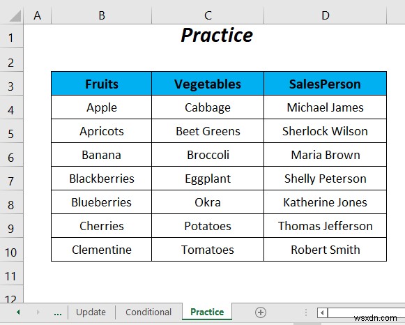 Excel の VBA でデータ検証リストに名前付き範囲を使用する方法