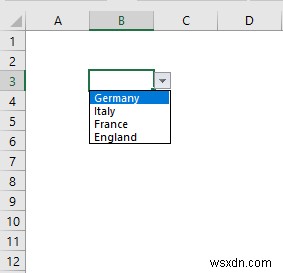 Excel の VBA を使用したドロップダウン リストの一意の値 (完全ガイド)