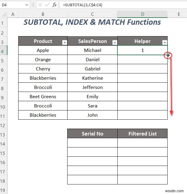 Excel でフィルタ ドロップダウン リストをコピーする方法 (5 つの方法)