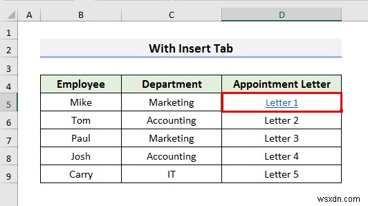 Excel で複数の PDF ファイルをハイパーリンクする方法 (3 つの方法)