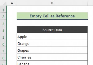 Excel のドロップダウン リストに空白のオプションを追加する方法 (2 つの方法)