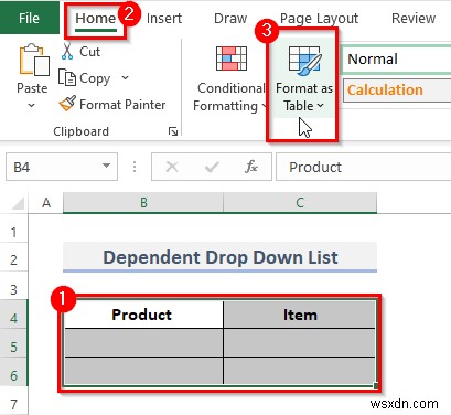 Excelで複数の単語を含む依存ドロップダウンリストを作成する方法 