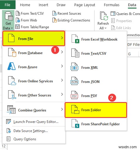 複数の PDF ファイルから Excel にデータを抽出する方法 (3 つの適切な方法)