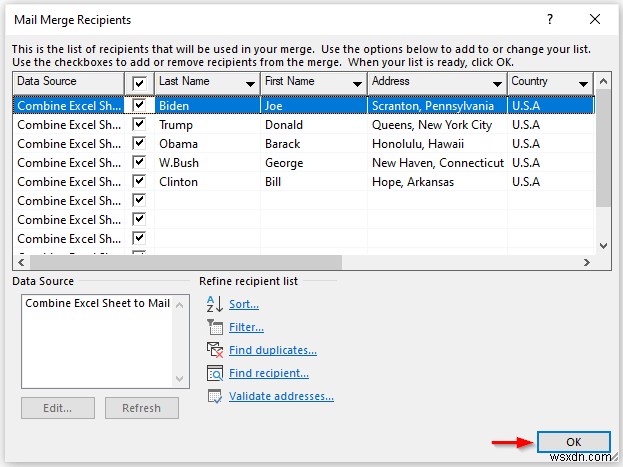 Excel ファイルを宛名ラベルに結合する方法 (簡単な手順)