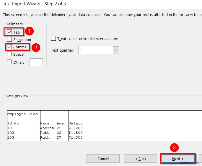 列を含む CSV ファイルを Excel で自動的に開く方法 (3 つの方法)