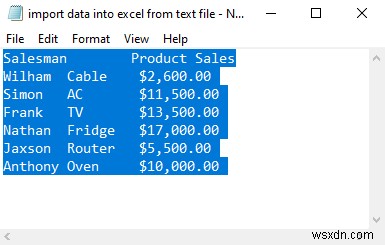 テキスト ファイルから Excel にデータをインポートする方法 (3 つの方法)