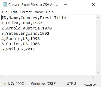 Excel ファイルを自動的に CSV に変換する方法 (3 つの簡単な方法)