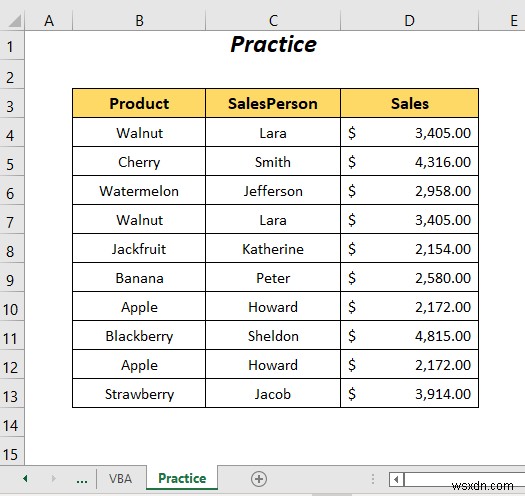 Excel で重複する行を列に置き換える方法 (4 つの方法)