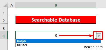 Excel で検索可能なデータベースを作成する方法 (2 つの簡単なコツ)