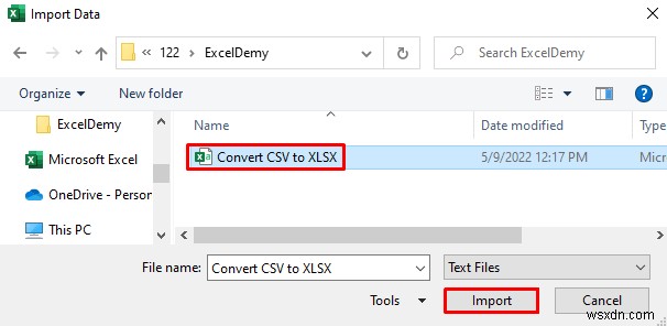 CSV を XLSX に変換する方法 (4 つの簡単な方法)
