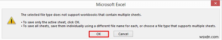 Excel ファイルをカンマ区切りのテキスト ファイルに変換する方法 (3 つの方法)