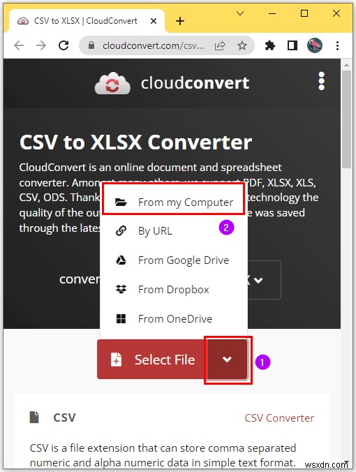 開かずに CSV を XLSX に変換する方法 (5 つの簡単な方法)