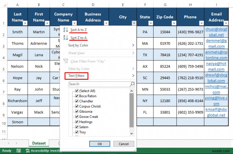 Excel で顧客データベースを管理する方法