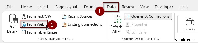 Excel で自動的に更新されるデータベースを作成する方法