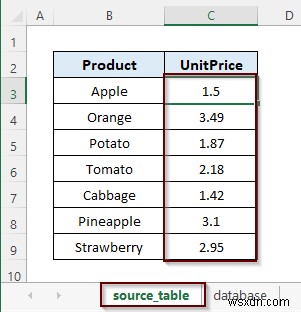 Excel で自動的に更新されるデータベースを作成する方法