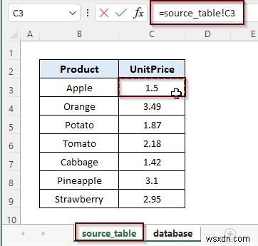 Excel で自動的に更新されるデータベースを作成する方法