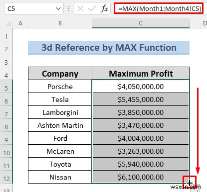 Excel で名前付きの 3D 参照を作成する方法 (7 つの簡単な方法)