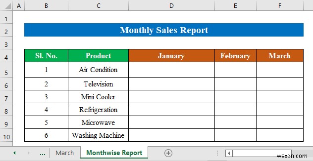 Excel で月次売上レポートを作成する方法 (簡単な手順)