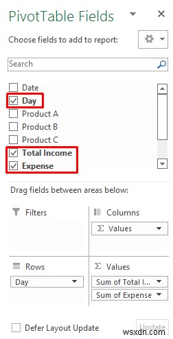 Excel で収入と支出のレポートを作成する方法 (3 つの例)