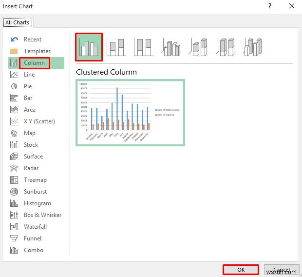 Excel で収入と支出のレポートを作成する方法 (3 つの例)