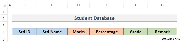 Excel で学生データベースを作成する方法 (簡単な手順)