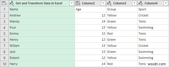 Excel でデータを取得して変換する方法 (4 つの適切な例)