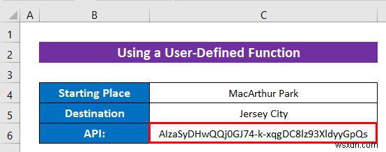 Google マップを使用して Excel で距離を計算する方法