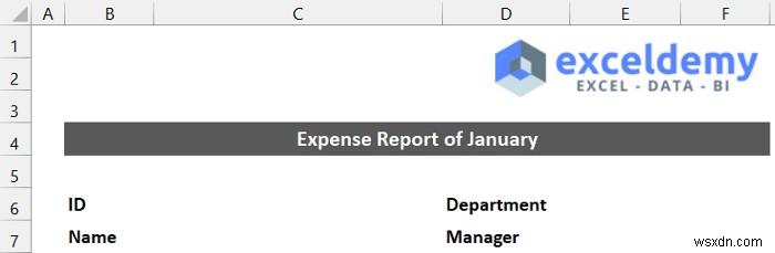 Excel で月次経費レポートを作成する方法 (簡単な手順付き)