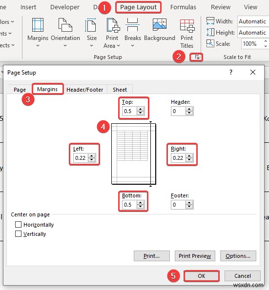 Excel から Avery ラベルを印刷する方法 (2 つの簡単な方法)