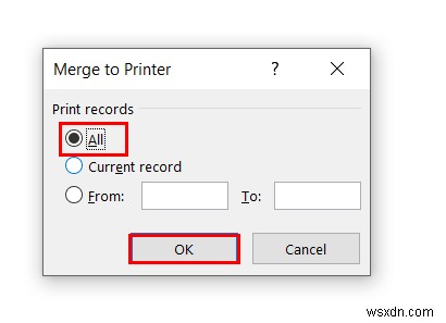 Excel から Word 封筒への差し込み印刷 (2 つの簡単な方法)