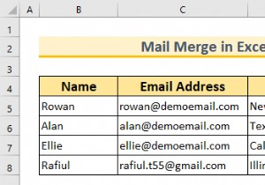 Word を使用しない Excel での差し込み印刷 (2 つの適切な方法)