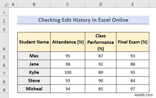 Excel Online で編集履歴を確認する方法 (簡単な手順)