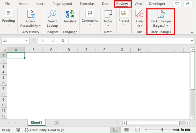 [解決済み]:Excel に表示されない変更の追跡 (Easy Fix を使用)