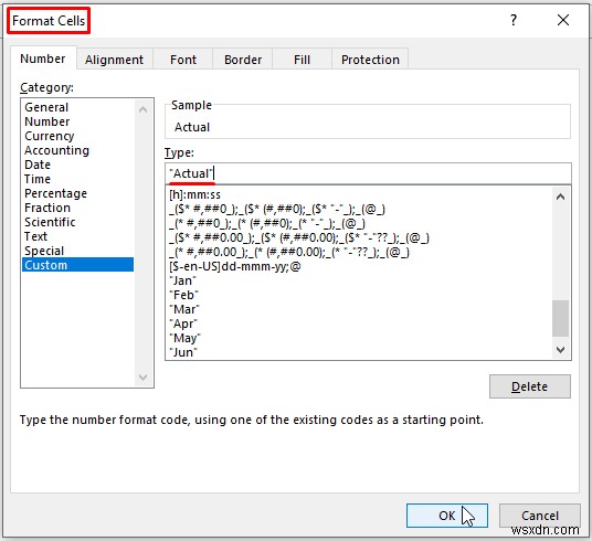 グラフなしで Excel で凡例を作成する方法 (3 ステップ)