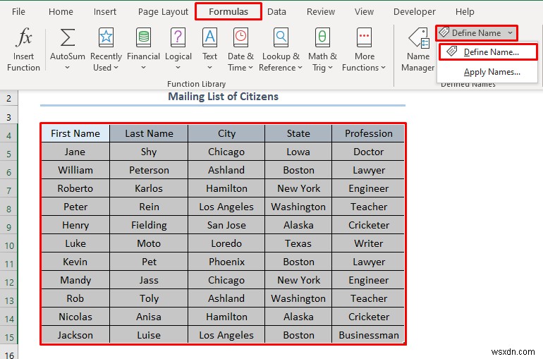 Excel で宛名ラベルを作成する方法 (簡単な手順)