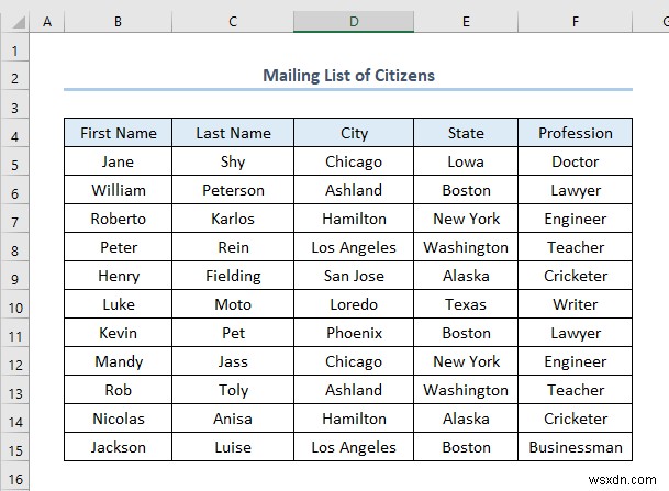 Excel で宛名ラベルを作成する方法 (簡単な手順)