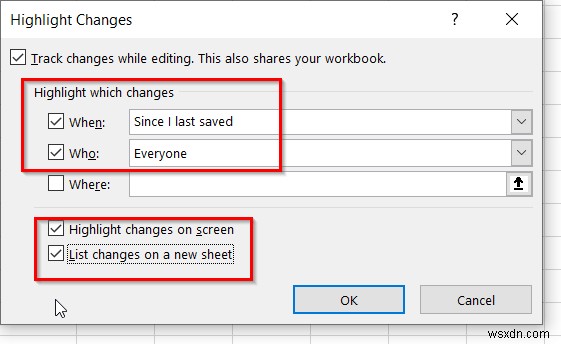 Excel で変更を追跡する方法 (簡単な手順)