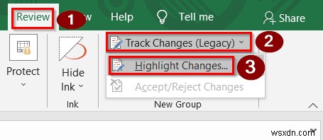 Excel で変更を追跡する方法 (簡単な手順)