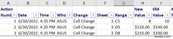 Excel で変更を追跡する方法 (簡単な手順)