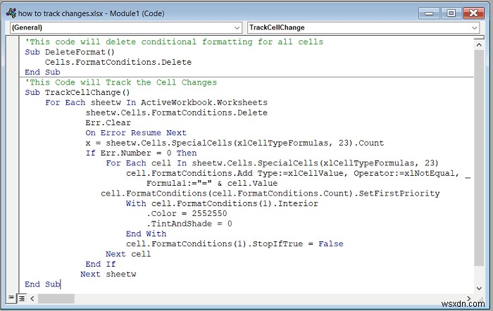 Excel で変更を追跡する方法 (簡単な手順)