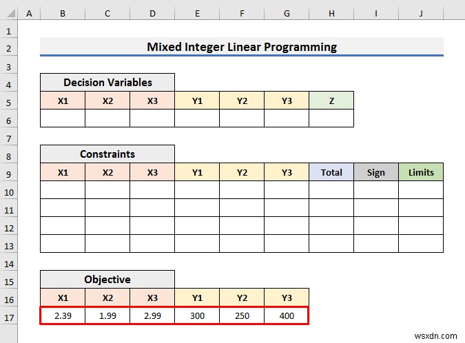 Excel で整数線形計画法を解く方法 (簡単な手順で)