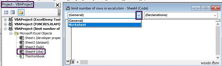 Excel で行数を制限する方法 (3 つの効果的な方法)