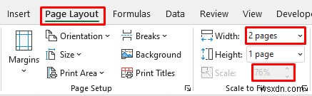 Excel のページ スケールに合わせる/プレビューが小さく見える (5 つの適切なソリューション)