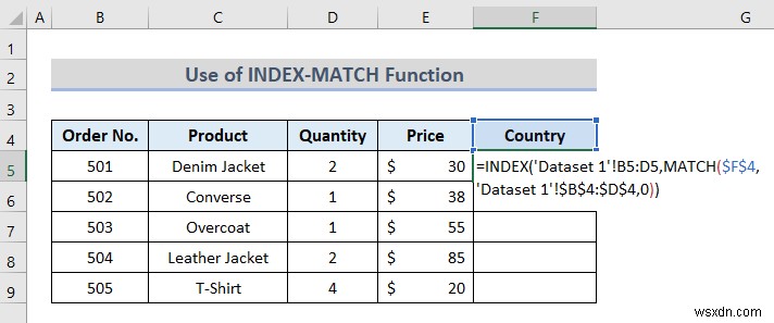 別のシートからの Excel マッピング データ (6 つの便利な方法)