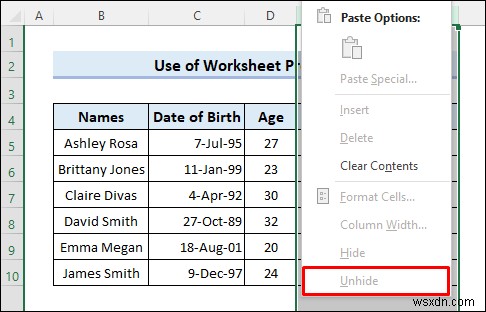 Excel で機密データを非表示にする方法 (5 つの簡単な方法)
